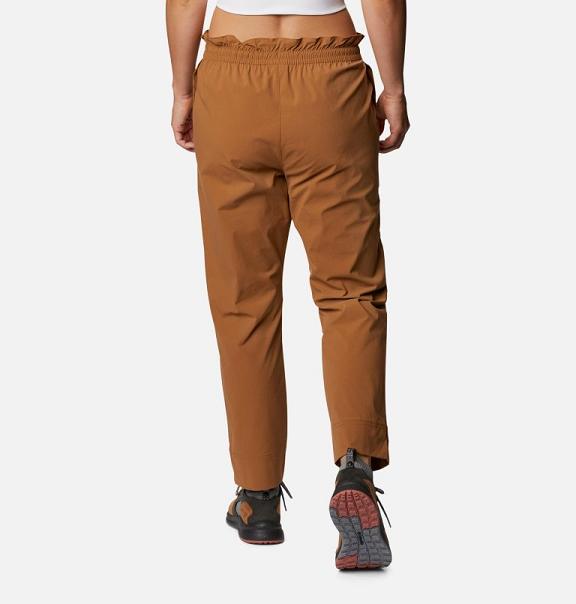 Columbia Uptown Crest Trail Pants Brown For Women's NZ96025 New Zealand